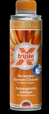 "Triple X" Air Intake System Cleaner Diesel ČISTIČ SYSTÉMU SÁNÍ DIESLOVÝCH MOTORŮ "Triple X" je efektivní kombinace vysoce účinných látek pro čištění sacího systému dieslových motorů.