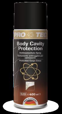 Technické aerosoly & tmely Body Cavity Protection OCHRANA DUTIN AUTOMOBILU Body Cavity Protection předchází a zabraňuje vytváření koroze dutin.