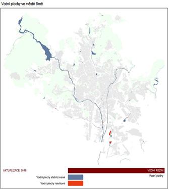 Zeleň Brno je 9. krajské město v ČR v počtu parků. V celkové ploše zeleně ve městě je páté. Vděčí za to zejména lesům v okrajových částech města. Srovnání ploch zeleně viz níže.