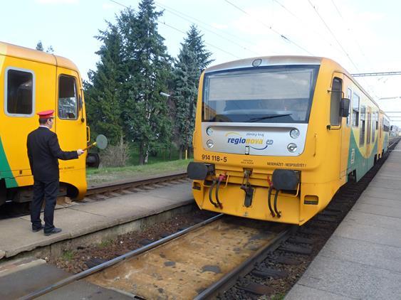 Obrázek 8 Zastavení vlaku z důvodu bezpečného