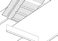 Střecha jemonolitická železobetonová deska s rozpětím 6 a půl metru u prvního oběktu a 8 a půl u druhého o