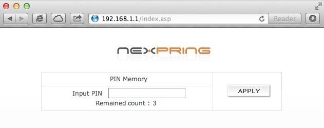 3. Nastavení zařízení Nexpring NH200M Uživatelský manuál 3.1. Instalace přes Setup Wizard Pro přístup do webového rozhraní vložte do zařízení SIM kartu (volitelné) a NH200M zapněte.
