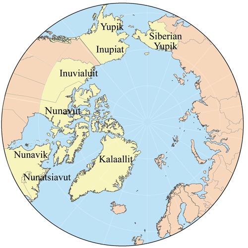 Inuité V Kanadě kolem 60 tis. V Kanadě se používá výlučně označení Inuité (sg.