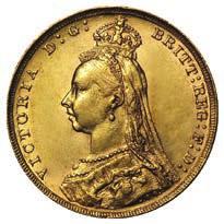 1899 1914 Cena: 10 490 Kč (osvobozeno od DPH) Jubilejní Sovereign Královny Viktorie Zlatá mince ražená do