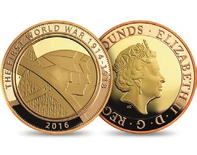 Armáda stříbrná mince Piedfort 10 kusů Mince ražená do šterlinkového stříbra (925/1000) Okraj mince je pozlacen ryzím zlatem Speciální typ Piedfort mince obvykle s dvojí tloušťkou, než je běžná u