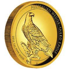 bez DPH) hmotnost: 31,135 g / průměr: 32,60 mm / rok: 2016 Zlatý Orel klínoocasý 2016 1 oz 10 kusů Uncová mince