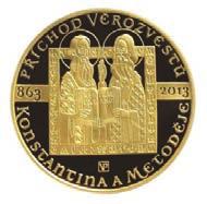Zlaté mince té nejvyšší kvality, balené v ochranné a krylové kapsli a reprezentativní etuji.