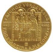 Na rubové straně mince je stylizované vyobrazení postavy mistra Jana Husa. Vyobrazení postavy a text společně vytvářejí stylizovaný kříž.