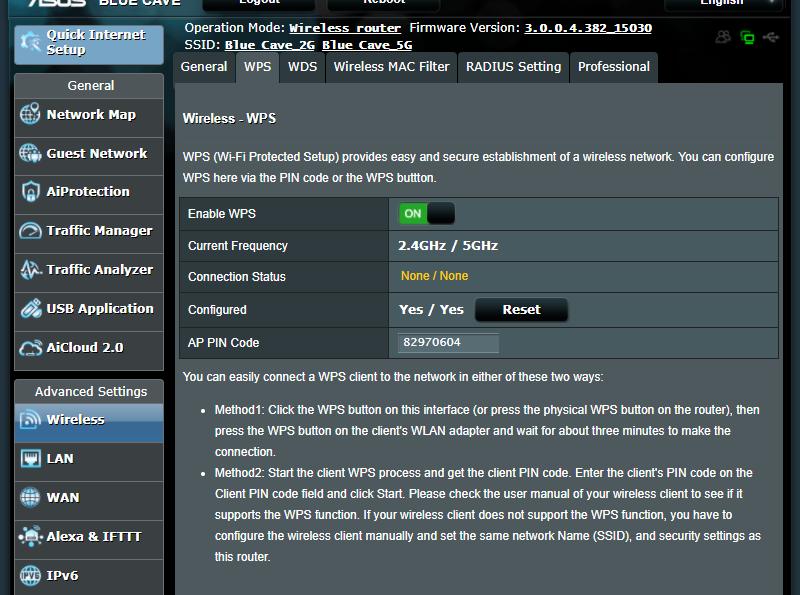 4.1.2 WPS WPS (Wi-Fi Protected Setup) je standard zabezpečení bezdrátového připojení, který umožňuje snadno připojovat zařízení k bezdrátové síti.