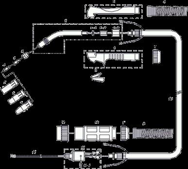 BD24030 Hořák ER 240 3m EURO BD24040 Hořák ER 240 4m EURO BD24050 Hořák ER 240 5m EURO Náhradní díly na hořák ER 240 / Spare parts torch ER 240 Kód/Code BD24030 BD24040 BD24050 Název/Description