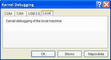 Kapitola A Ladění programů a jádra Windows 183 NtDeviceIoontrolFile v témže modulu, atd. Poslední (na vrcholu zásobníku) je volání chybového ovladače myfault.