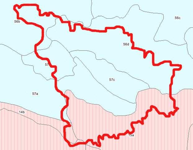 2. úplná aktualizace územně analytických podkladů pro území ORP Dvůr Králové nad Labem 2012 B.4. OCHRANA PŘÍRODY A KRAJINY Vyhodnocení stavu a vývoje území Geomorfologie Zdroj.www.geoportal.cenia.