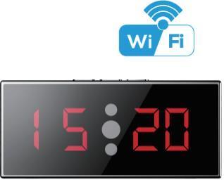 Digitální hodiny s Full HD WiFi kamerou a úhlem záběru 140 Návod k obsluze Kontakt na dodavatele: SHX