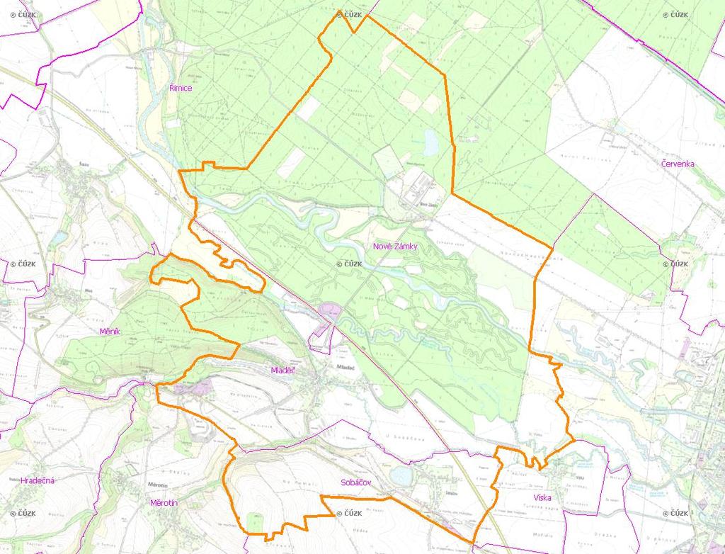 A. NÁZEV OBCE Název části obce (ZSJ): Mladeč Mapa A: Území obce Přehledová mapka