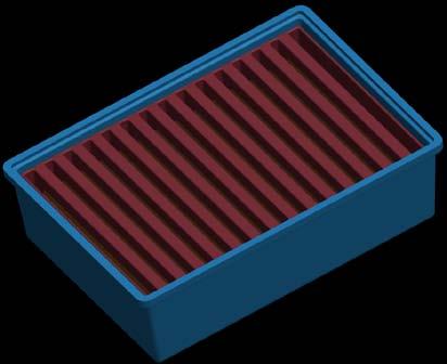 rámečku včetně založení nanotextilní filtrační vložky (viz obr. 2.