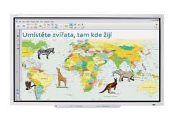 úhlopříčka 164,5 cm celkové rozměry 143 81 cm displej 99 704 Kč 107 569 Kč s DPH 88 900 Kč bez DPH SMART Board Displej 4075 úhlopříčka