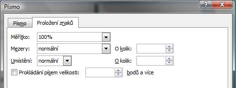 V části Styl potom můžete přidat textu další vlastnosti jako je např. Horní a Dolní index pro zobrazení a správné zapsání chemických vzorců, popř. různých matematických funkcí.