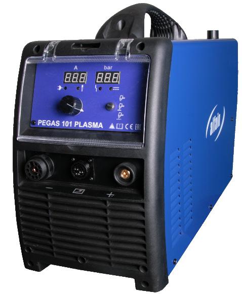 PLASMA CNC - zdroje PEGAS 101 plasma CNC PEGAS 121 plasma CNC IGBT PFC invertor vhodný pro produktivní strojní řezání materiálu do tloušťky cca 15 mm nebo 20 mm Pegas 101 plasma s hořákem TM-125