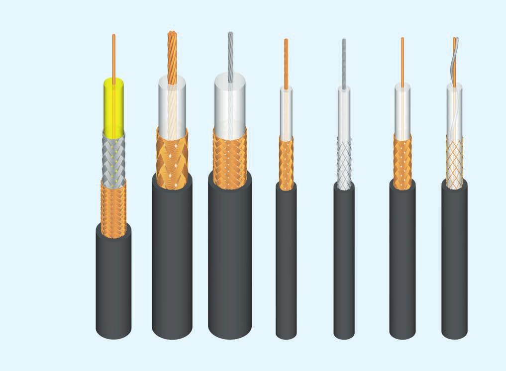 Koaxiální kabely RG dle MIL-C-17 Typ RG.
