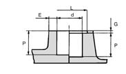 G M2,5 40/C025H065 6,5 4,5 6 0,5 4 7 2 6,2 0,5 M3 40/C030H065 6,5 4,5 6 0,5 4 7 2 6,2 0,5 M3,5 40/C035H080 8 5,5 7 0,5 5 8,8 2,5 7,2 0,5 M4 40/C040H080 8 6 7 0,8