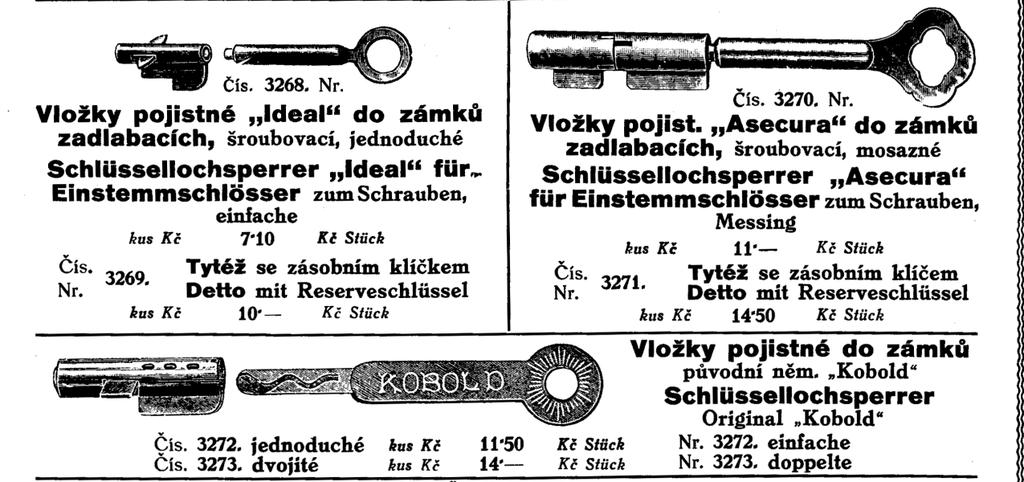 Poté se vytáhne nebo úplně vyšroubuje klíč z válcového uzávěru a ten zůstane pevně