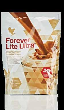 Úprava váhy Forever Lite Ultra Přirozeně ochucený protein na rostlinné bázi je dostupný v obou lahodných příchutích vanilky a čokolády.