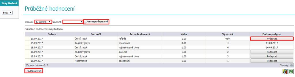 6.1.3 Chování žáka/studenta Hodnotit chování lze prostřednictvím poznámek, napomenutí, ředitelské důtky, snížené známky z chování, ale i pomocí pochval a zapsaných poznámek v třídní knize.