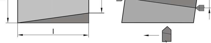 6) 2 kde: L - délka celého obrobku v [mm], l - délka soustruženého kužele v [mm], z toho pak délka příčného vysunutí koníku bude: D d L e = (4.7) 2 l Obr. 4.