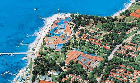 Chorvatsko istrie Rovinj > Limský záliv 10 km, Vrsar 29 km, Pula 35 km, Poreč 38 km Resort VILLAS RUBIN 3* Poloha: obklopené zelení, 3 km od Rovinje.