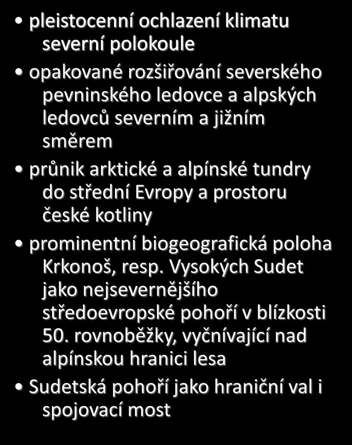 opakované rozšiřování severského pevninského