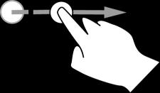Pokud jsou hlasové pokyny vypnuté, změní ovládání hlasitosti hlasitost upozornění. Používání gest K ovládání zařízení Rider lze používat gesta.