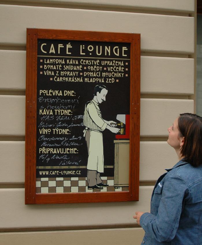Café Lounge design pro stylovou pražskou