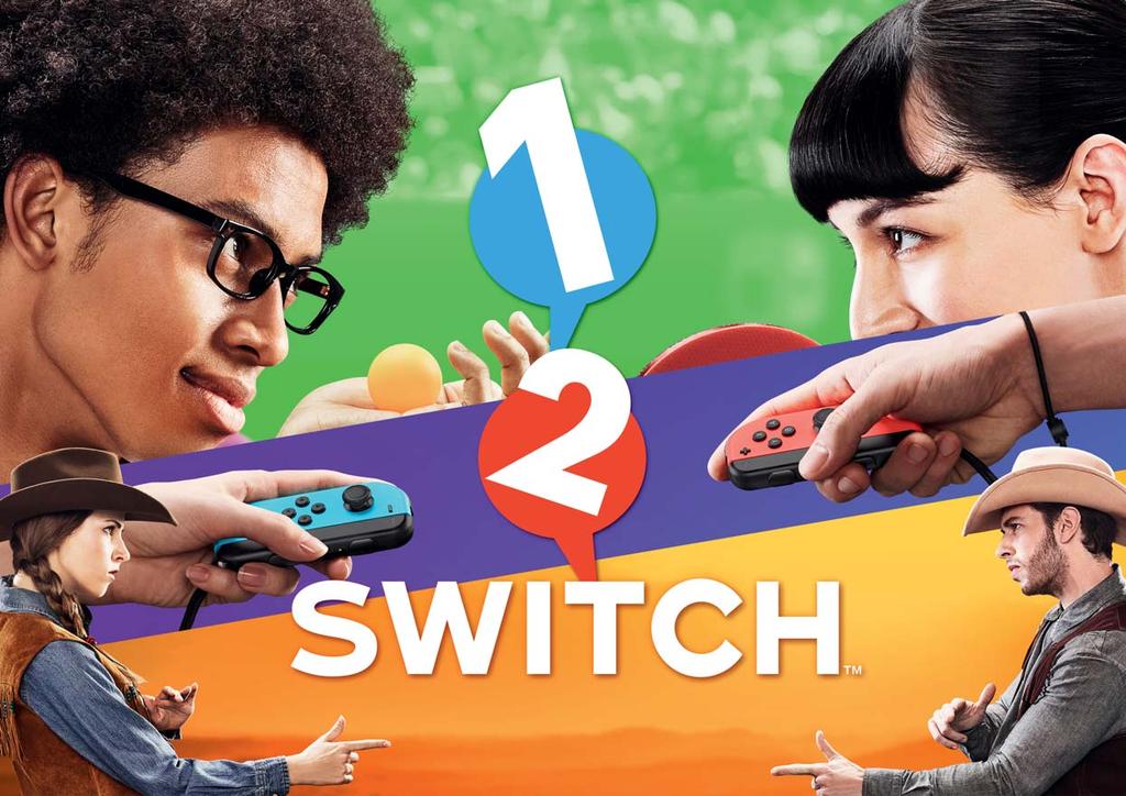 Postavte se k sobě čelem a 1-2-Switch! Sledujte namísto obrazovky svého protivníka!