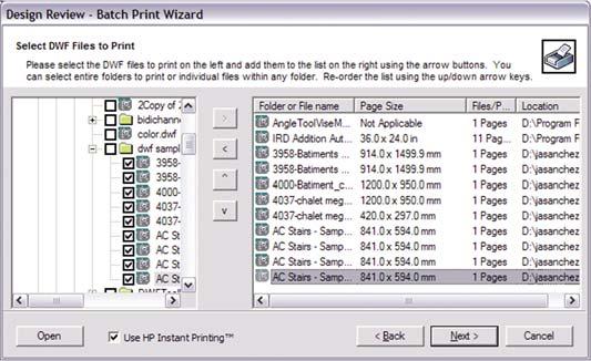 (Použít funkci HP Instant Printing) a klepněte na tlačítko Next (Další). 4.
