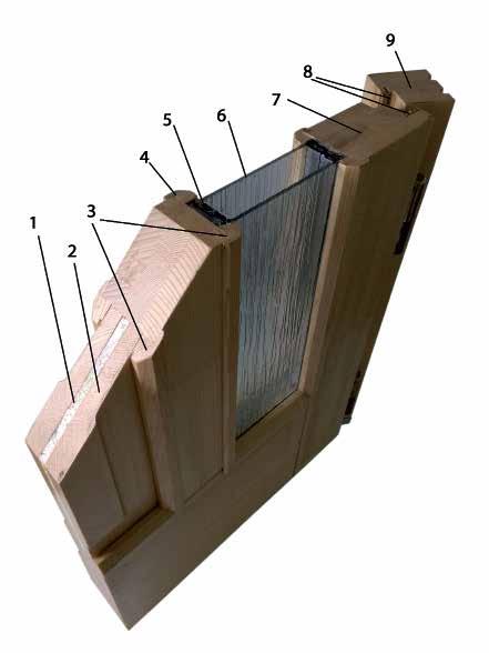 charakteristickým probarvením přírodního materiálu.