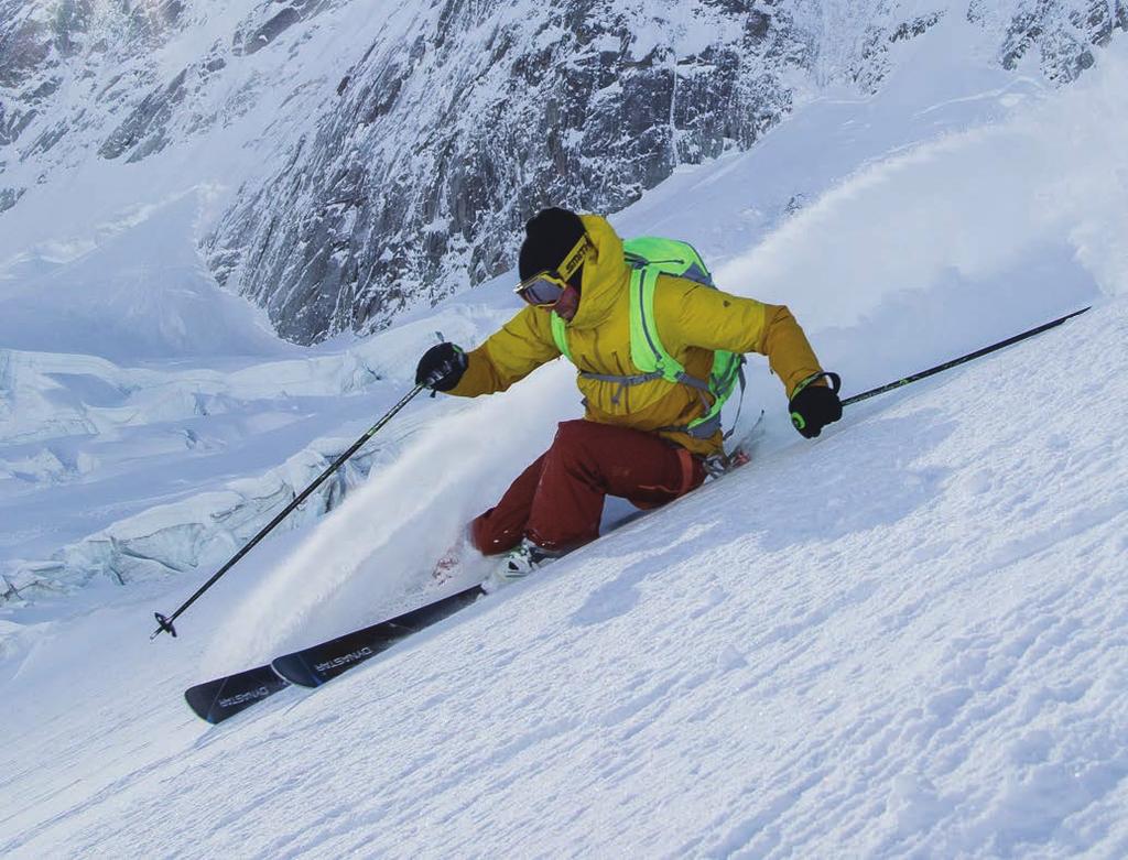 FREERIDE / ALL MOUNTAIN Prázdná stránka čeká na zaplnění řádky o historii firmy Dynastar.