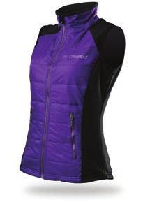 TARTA ROTTA CANDY VEST OUTER: 00 % Nylon, Lycra INNER: 00 % PES Primaloft Dámská vesta vhodná jako střední vrstva pro zajištění optimálního tepelného komfortu nebo jako perfektní módní doplněk pro