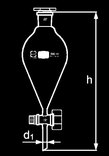 80 3 290,- Náevka ěící ruškovitá DURAN s pastovou zátkou s kooutem s tefonovým járem 1 0 9 230 19/26 1415.