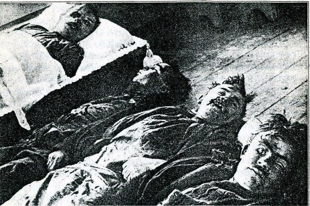 Zavražděné oběti sionistických bolševiků v Lotyšsku, leden 1919.