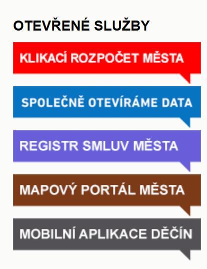 Příklad činnosti: Portál Open data Děčín Portál Open data Děčín slouží k prezentaci dat Statutárního města Děčín ve strojově čitelných formátech.
