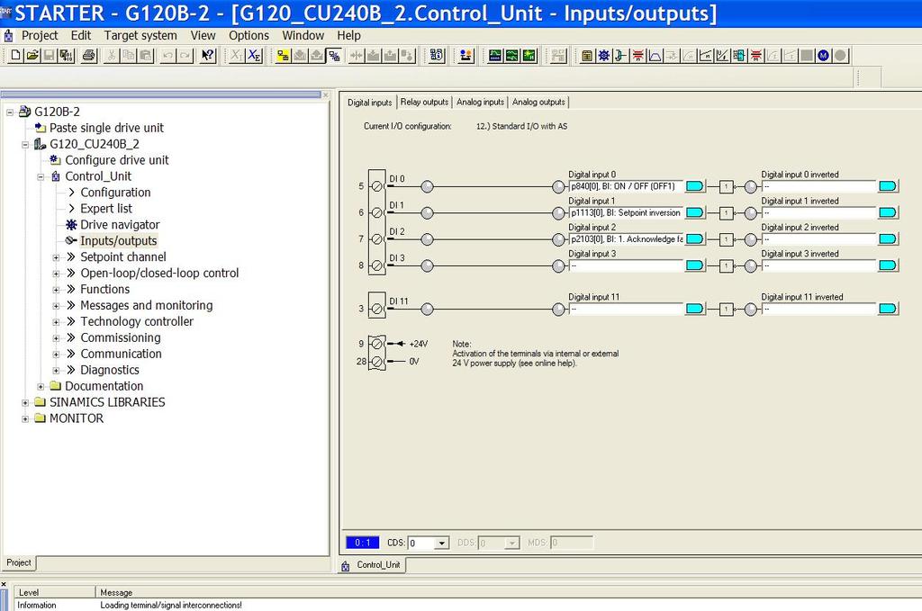 STARTER a STARTDrive STARTER SW pro nastavení a monitoring měničů