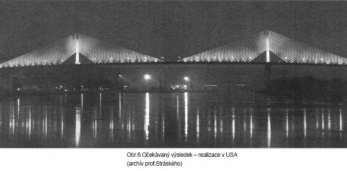 90 4. Osvětlení vymezujících zídek na hranách mostu je řešeno svítidly vestavěnými do konstrukce zídek a směrovaných k terénu.