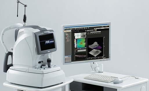 Vyšetření glaukomu 36 Vyšetření se provádí v arteficiální mydriáze. Je nutno zadat do přístroje hodnoty refrakční vady a keratometrii pacienta.