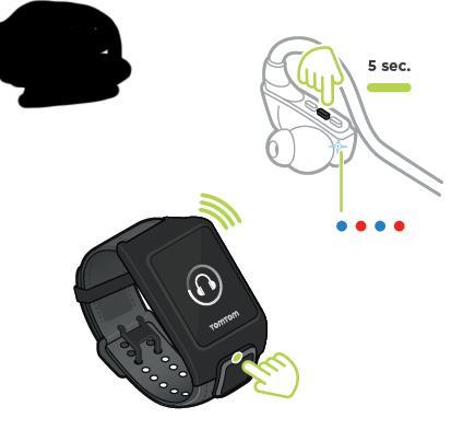 Můžete si také vložit pouze jedno sluchátko do jednoho ucha, abyste během