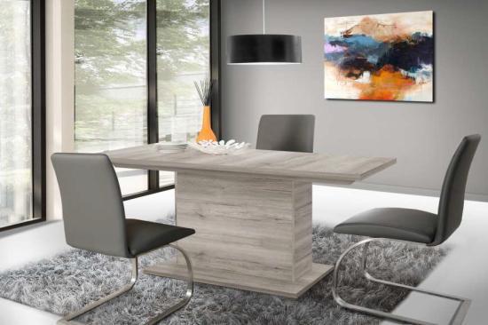 160x77x90 4 990 Kč 028000328 DINING TABLES EST42-D39 jídelní stůl dub antický