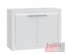 L-LIGHT LLGK221B komoda dvoudvéřová bílá/bílý