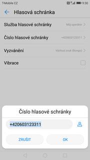 7 z 33 Číslo hlasové schránky ikonu Telefon. Poté ťuknete na Další a zvolíte Nastavení. Vyberete Další nastavení.