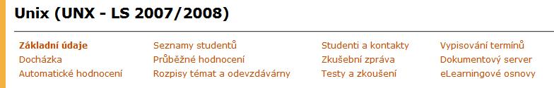 3 ZÁKLADNÍ PRINCIPY UŽÍVÁNÍ UIS Obrázek 13 Portálové menu Dokumentového serveru Obrázek 14 Portálové menu Záznamníku učitele Obrázek 15 Portálové menu Záznamníku výzkumníka Nápovědné texty Každá