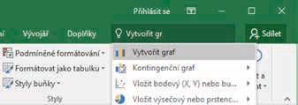 1.1.3 Řekni mi, jak udělám Na pásu karet Office 2016 najdete nový nástroj Řekněte mi, co chcete udělat.