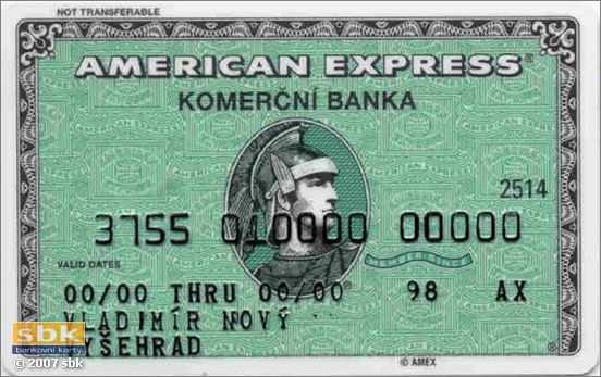 První karty American Express vydal 1. října 1958.